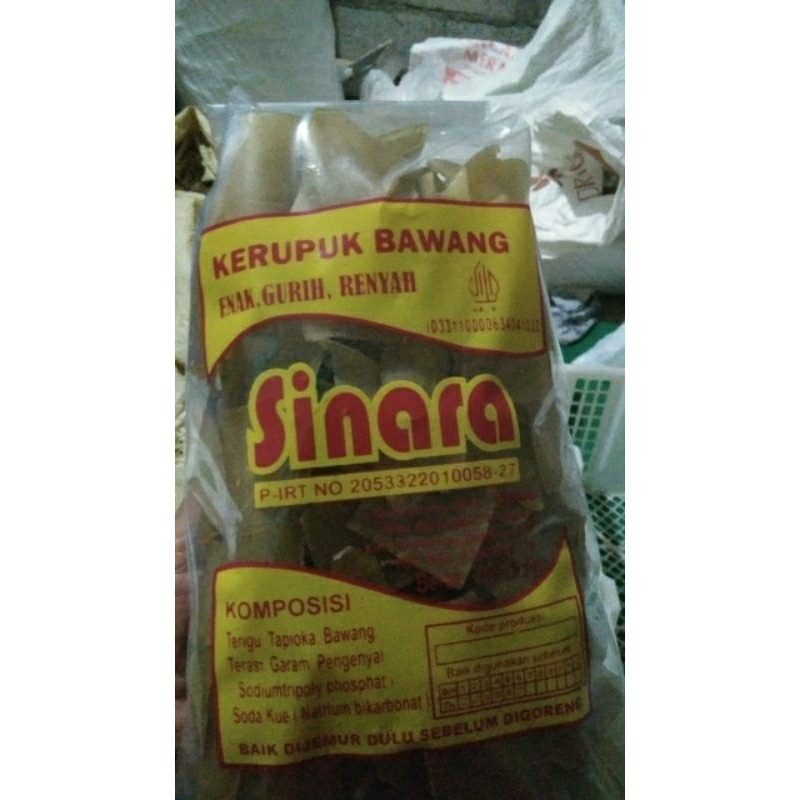 

Kerupuk Bawang 500 Gram Kerupuk Bawang Sinara Salatiga Krupuk Mentah