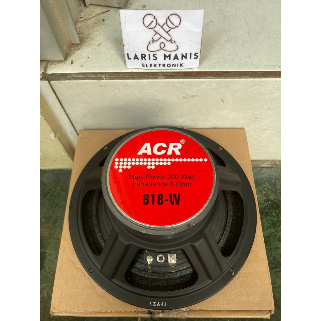 Speaker ACR Woofer 8 inch ACR 818-W ACR Woofer 8" 818W 200W ORIGINAL 8in Speaker Bass 8 in