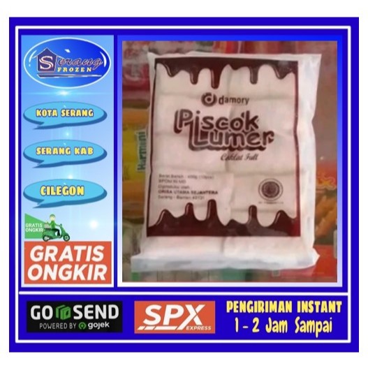 

Piscok Lumer Damory, Pisang Coklat Lumer, Serang Frozen
