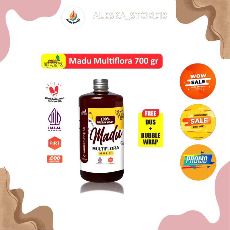 

Madu Asli Premium 700gram | Madu Super Murni - By aleska store