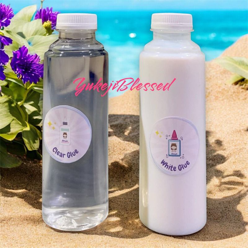 

Clear Glue White Glue 250ML Lem Bahan Pembuat Slime