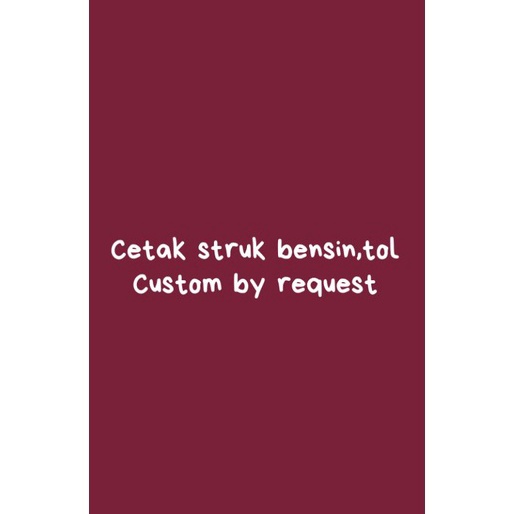 

Diskon 5 Hari Ini Saja Cetak Struk Thermal 58mm bensinstoltaxi