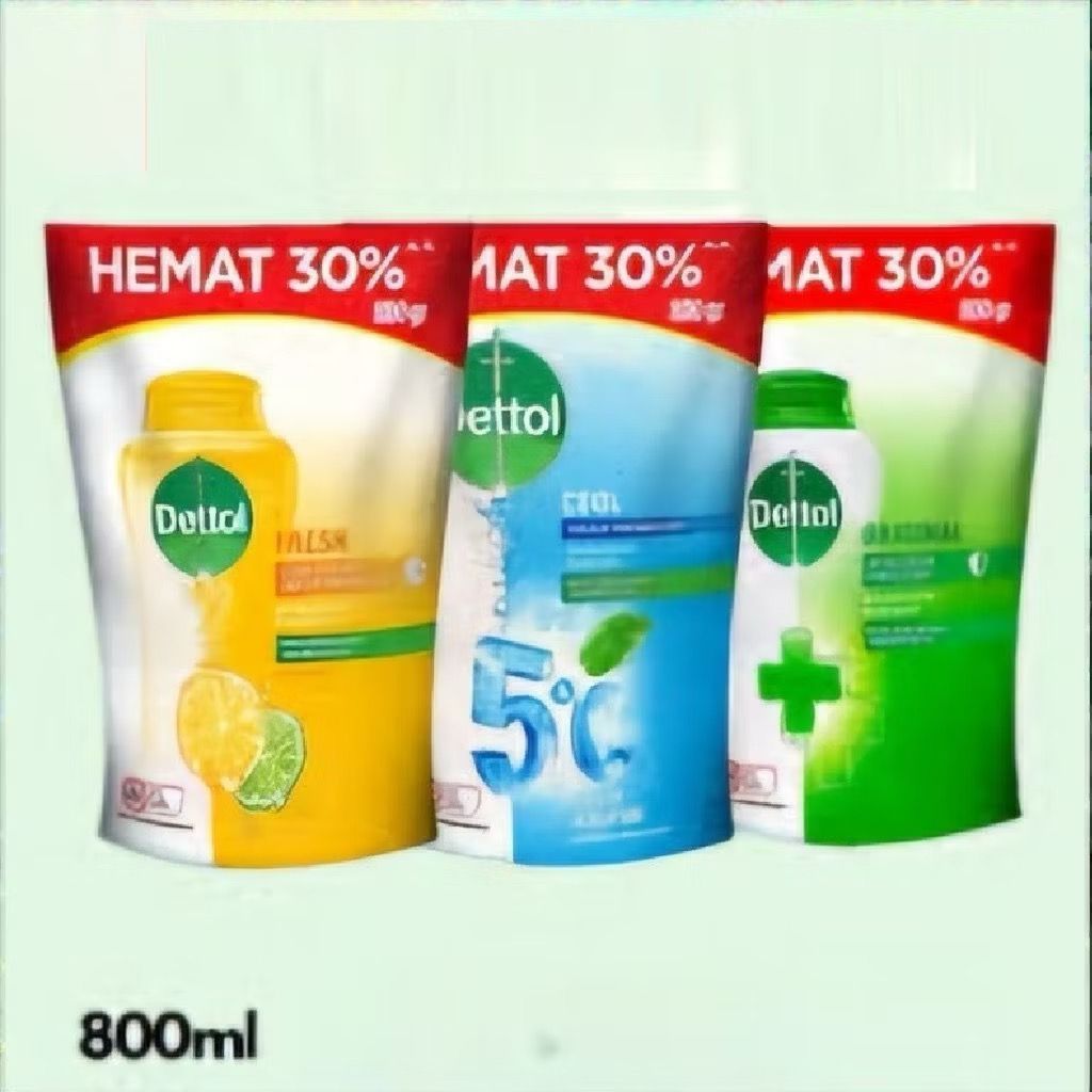 Dettol Body Wash Cool Original 800 Gr / Sabun Cair Dettol 800ml Sabun mandi refill