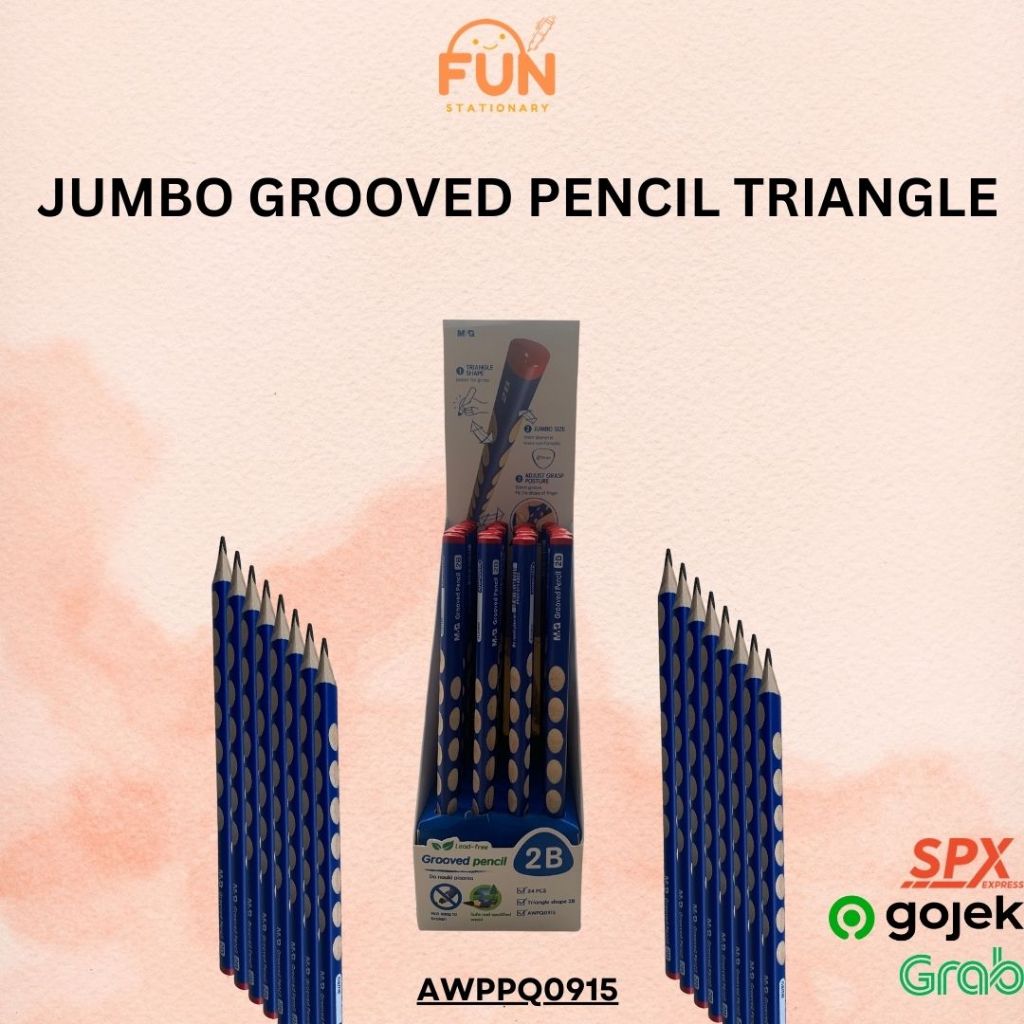 

JUMBO GROOVED PENCIL 2B