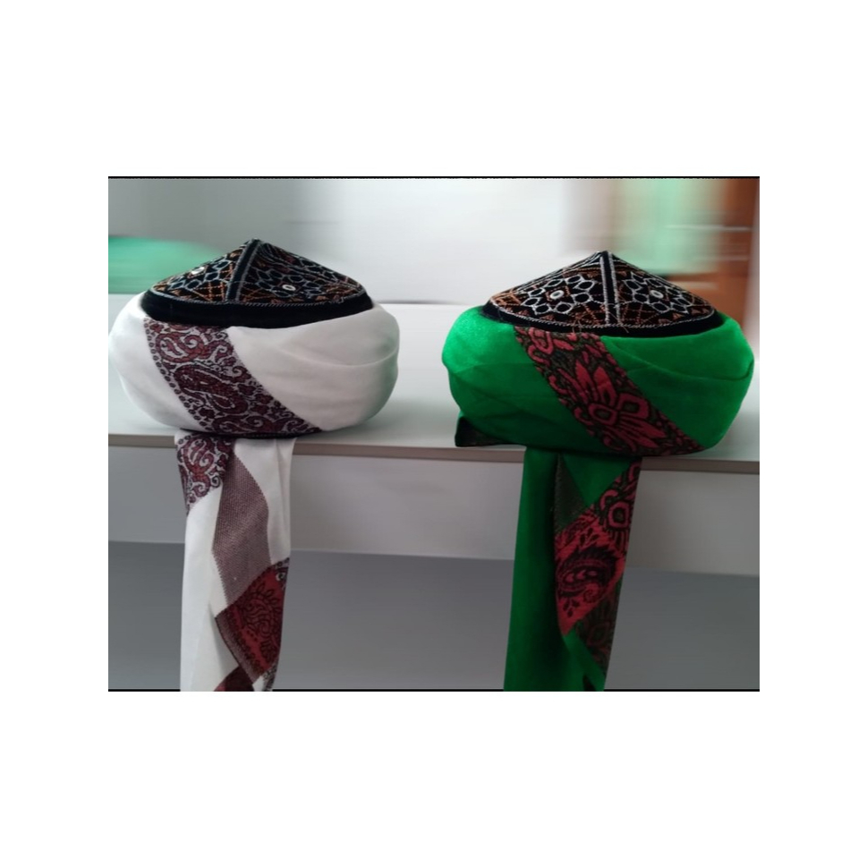 Peci Sorban Imamah Permanen Nomor 4 sampai 9 untuk Pria Dewasa dan remaja