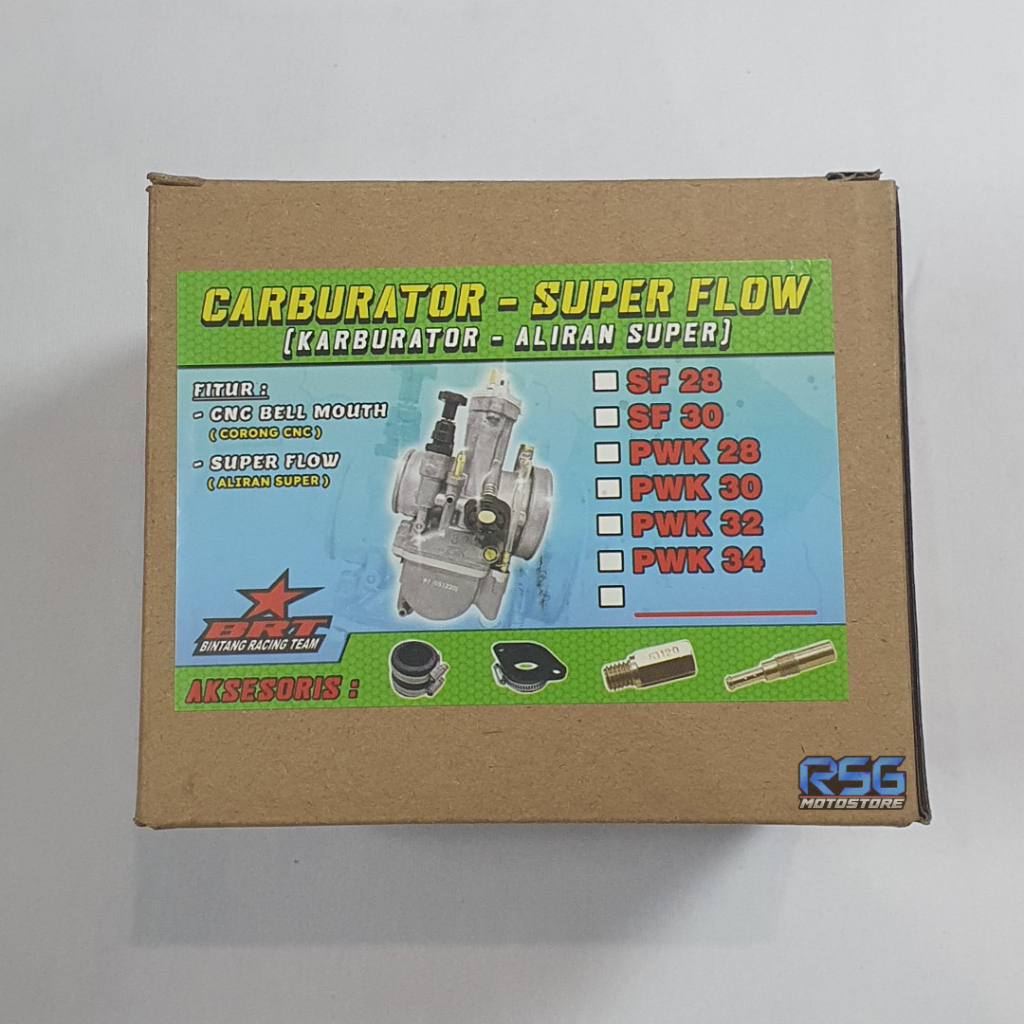 SUPER FLOW KARBURATOR BRT PE SF 26