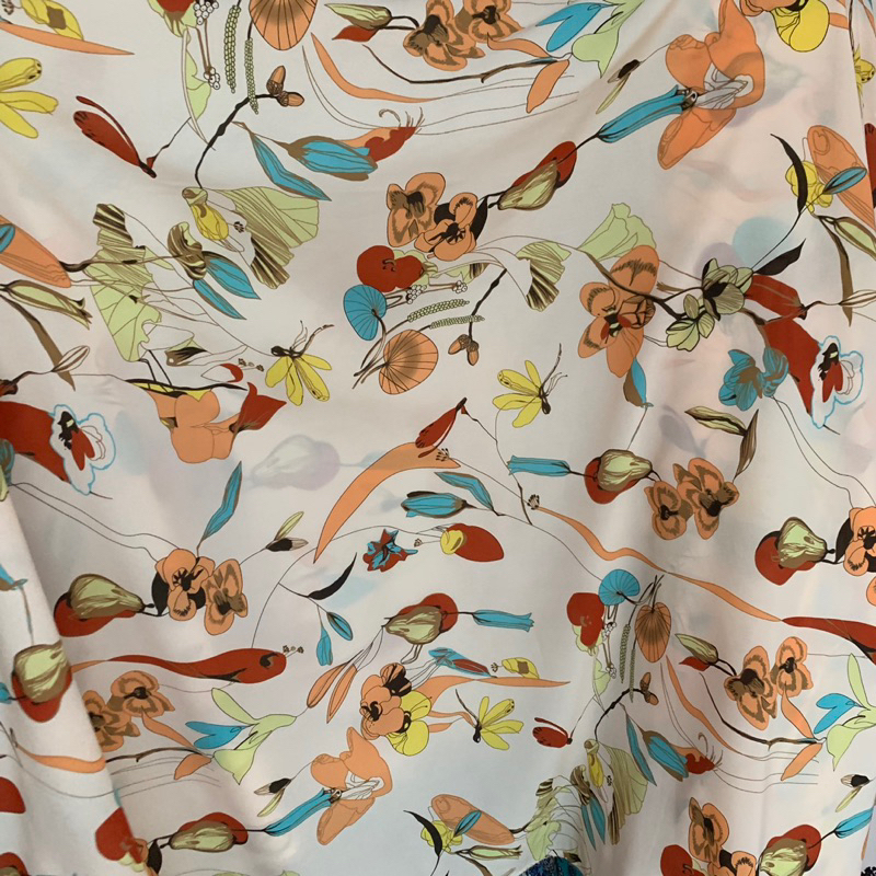 kain sifon motif - kain sifon fine - kain fine motif bunga