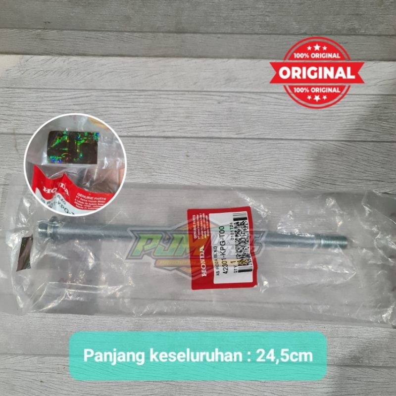 As Roda Belakang KPG SUPRA 125 FI HELM IN BLADE Tipe Doble Cakram ORI AHM - 42301KPGT00