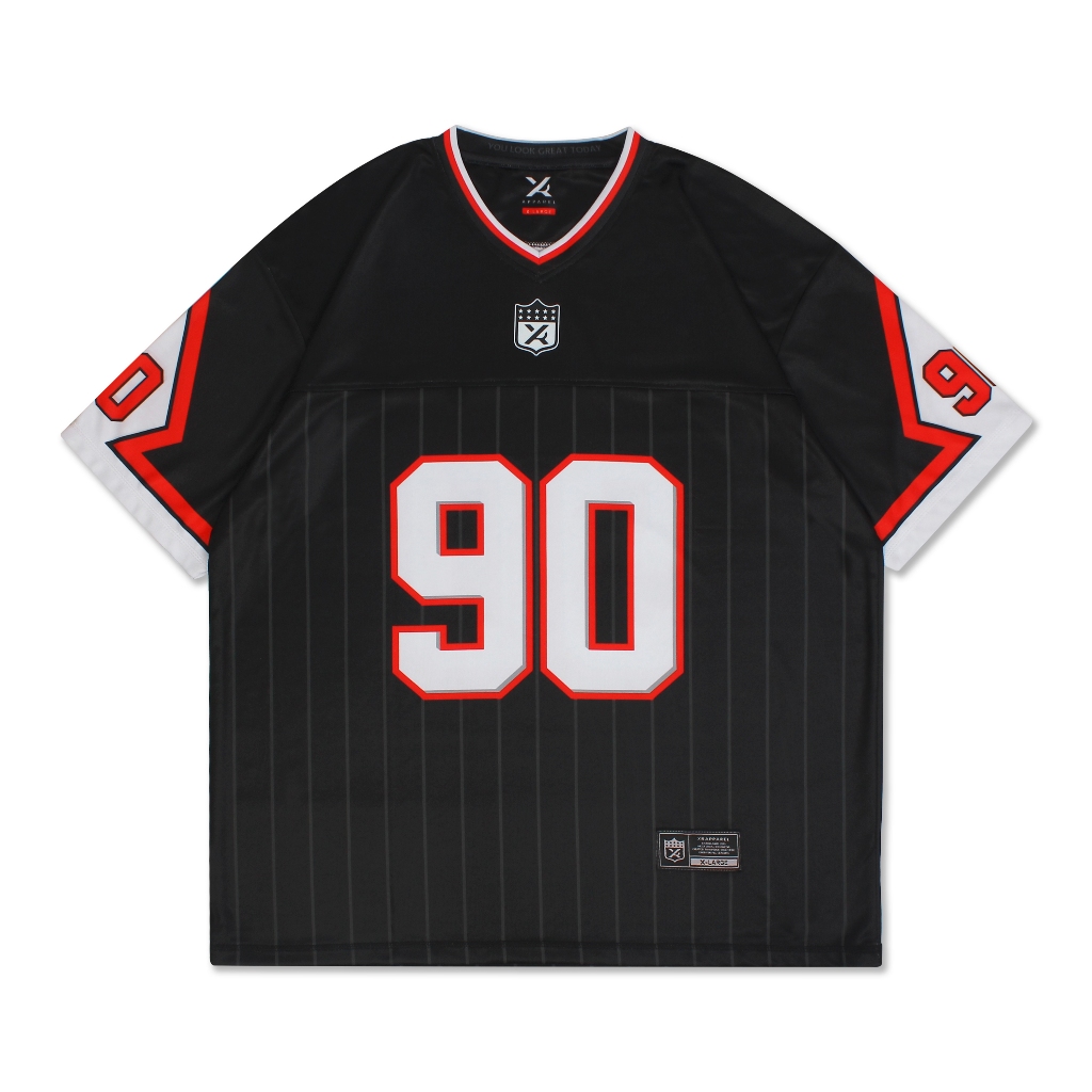 XR Apparel | Jersey 90 Chicago Black | Jersey Oversize Retro Vintage | Jersey Bandung Terbaru angka 
