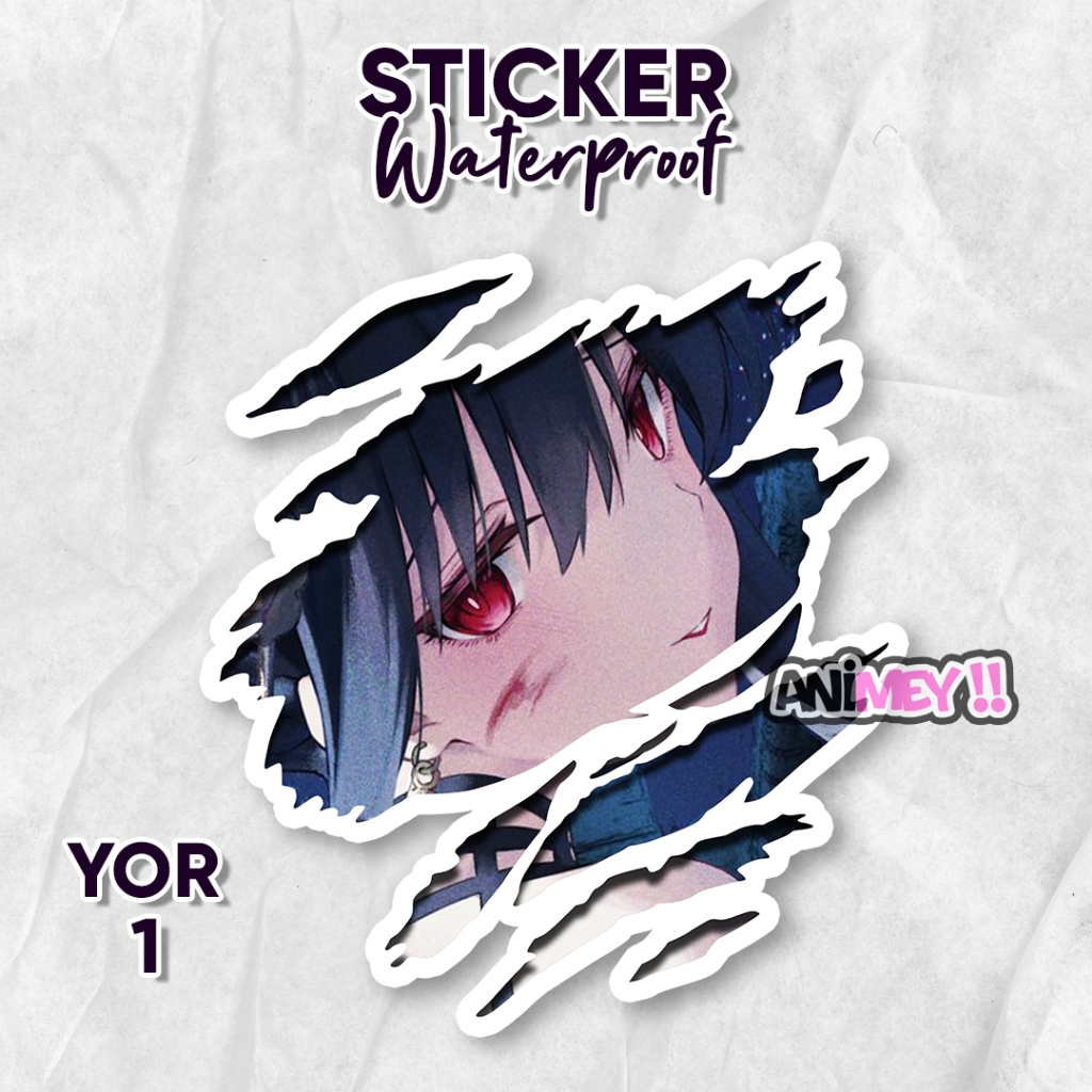 

Stiker Scratch Yor Spy Family / Sticker Anime Waterproof