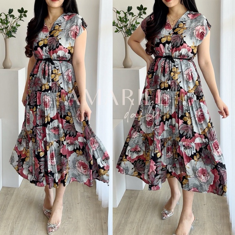 Amariel Malibu Dress Daster Nyaman Bumil Busui Friendly