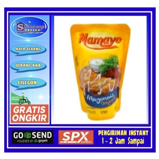 

Mayonaise Mamayo Original 200g, Mayonis, Serang Frozen