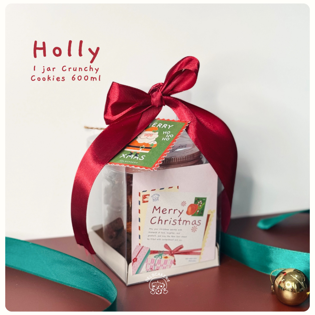 

HAMPERS NATAL 2024 / CHRISTMAS HAMPERS HOLLY - CRUNCHY COOKIES