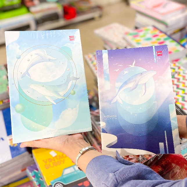 

Big Promote 1 PACK Buku Tulis DELI B5 Karakter Star Sea Dream 2 Buku Sekolah Buku Tulis Isi 1pcs