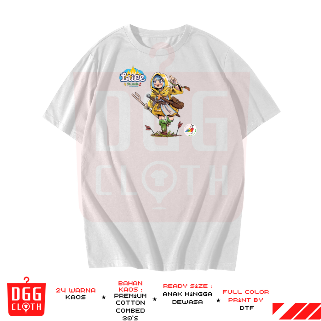 DGGCloth Kaos Baju Luce and Friends Vatican Mascot, New Collection, Banyak Varian Gambar Type 5