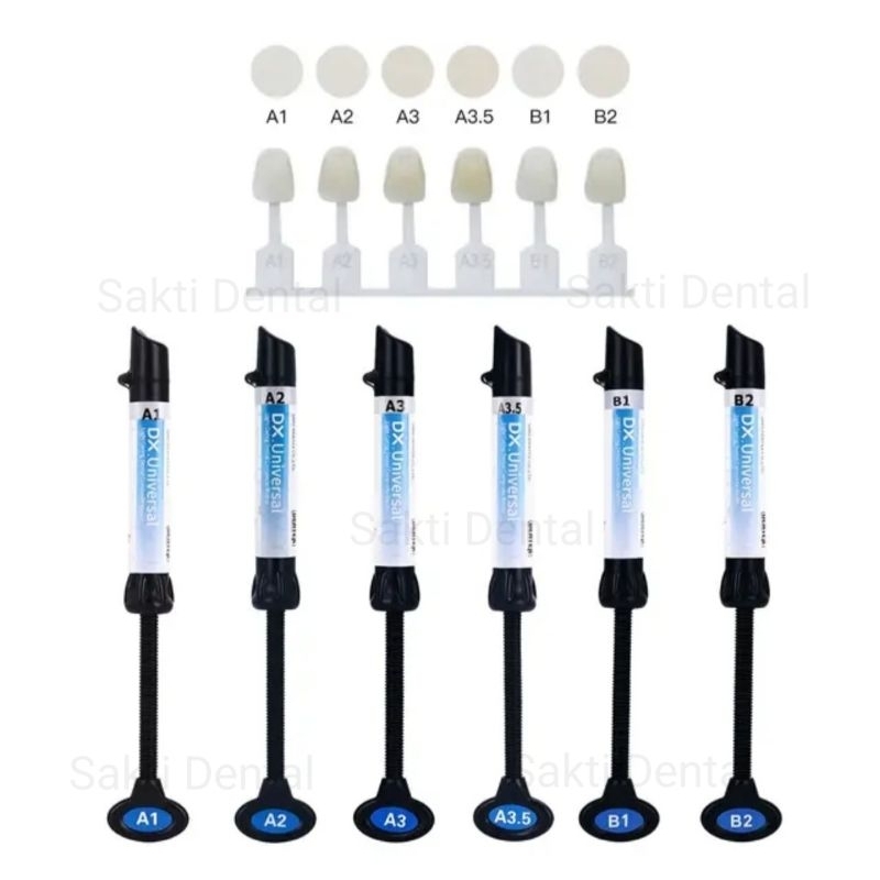 Composite Dentex Original Dental Nano Hybrid Dentex Universal Lem Gigi Behel Veneer Komposit Composi
