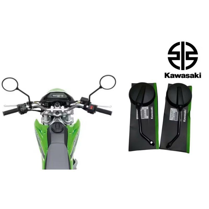 spion kawasaki klx original kawasaki kaca spion klx dtracker original