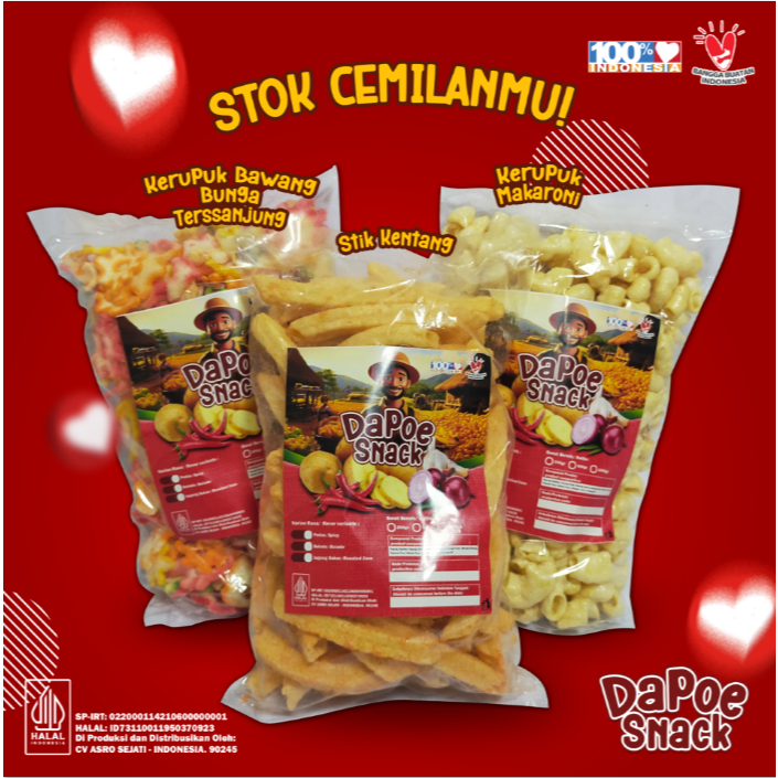 

Stok Cemilan Kerupuk