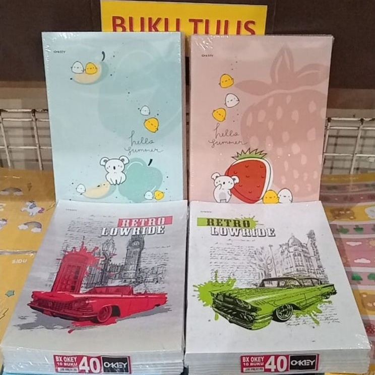 

Penawaran Terpopuler Buku Tulis Merk Okey isi 4 lembar uk Boxy panjang Motif Karakter motif acak per 1 pack