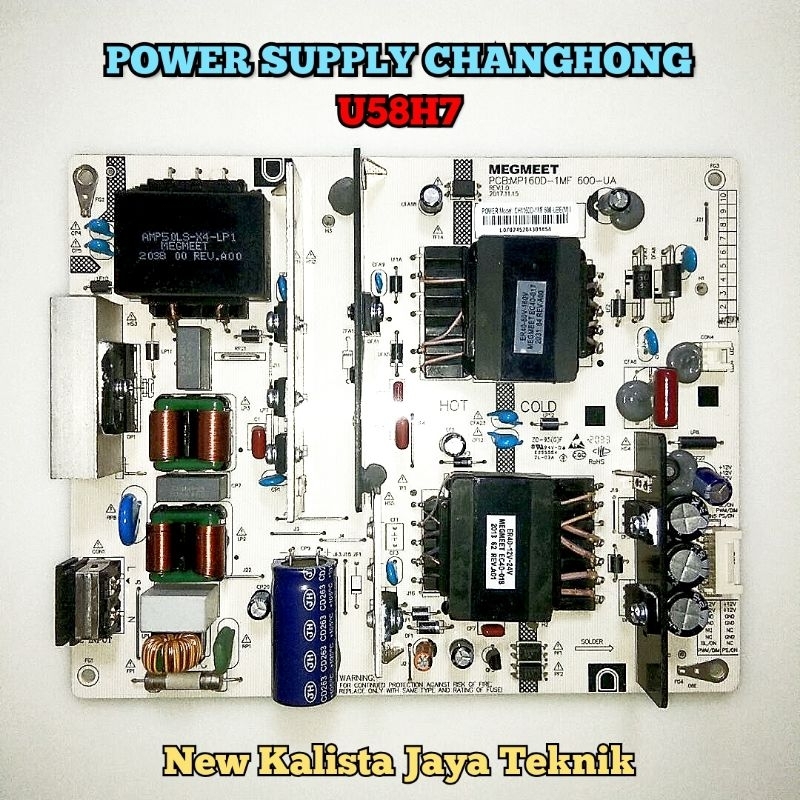 POWER SUPLY TV CHANGHONG U58H7A ORIGINAL PSU CHANGHONG 58H7A REGULATOR TV 58H7 PSU U58H7 MESIN TV U5