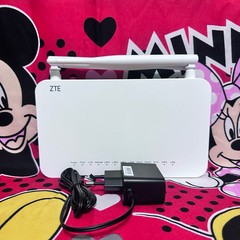 Router ZTE GPON ONT ZXHN f609 V3 port biru like new