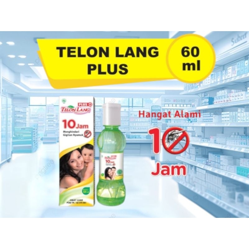 Cap Lang Telon Lang  Plus 60ml - Minyak Telon Cap Lang Plus 60ml