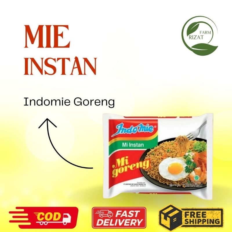 

[Dikirim Instant] Indomie Mi Goreng 85 gr - 5 bungkus | Mie Goreng Instan Rasa Original