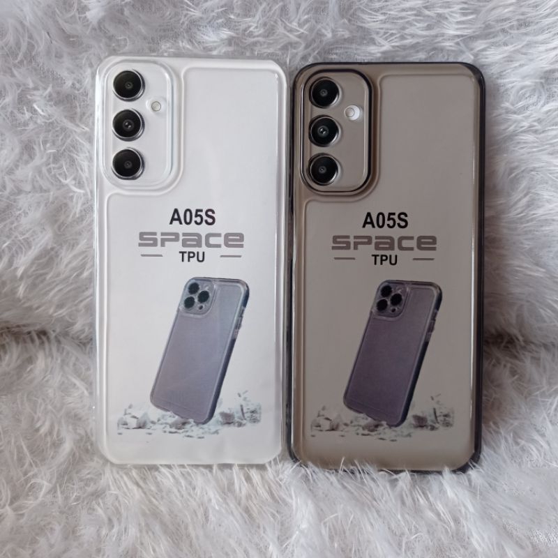 SOFTCASE CASING BENING TELASPARAN TYPE SAMSUNG A05 S PELINDUNG BELAKANG NYA HP DAN CAMERA READY