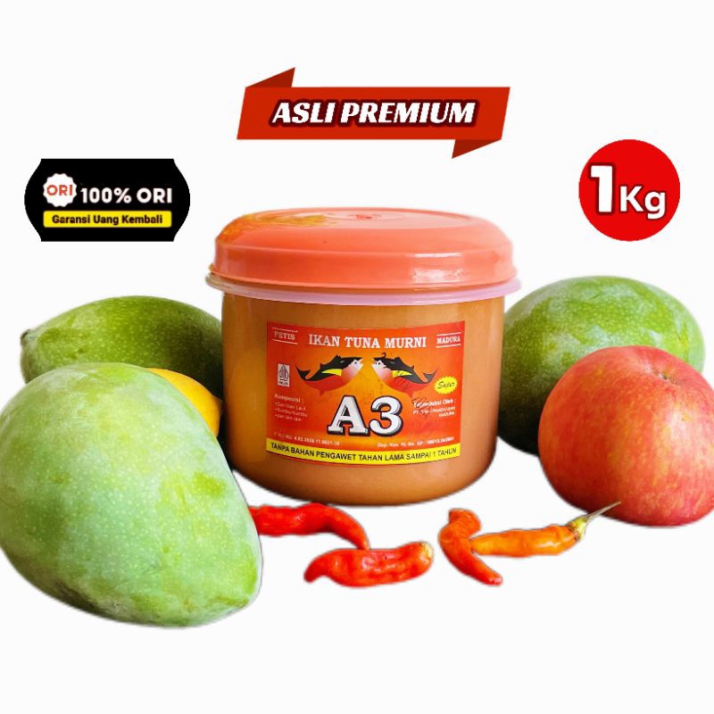 

Petis Madura asli A3 kualitas Premium 1kg - Petis ikan tuna murni