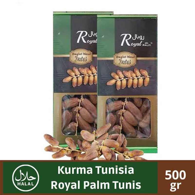 

Kurma Tangkai Royal Palm Deglet Nour 500 gram ORIGINAL ASLI