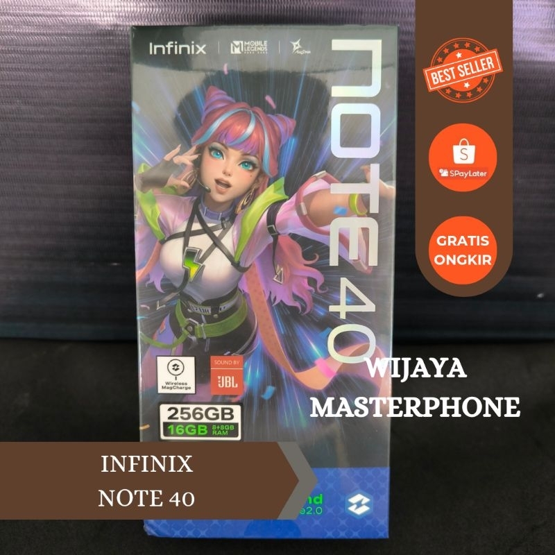 infinix note 40 Ram 8GB Internal 256GB HP baru [murah] hp murah