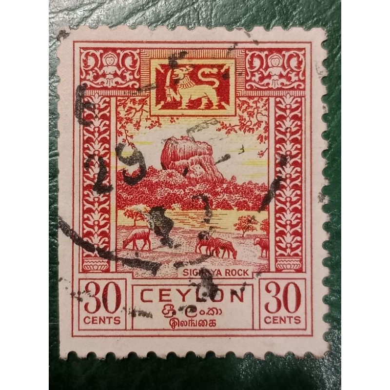 

Prangko Ceylon 30 Cents Tahun 1958-1962 USED