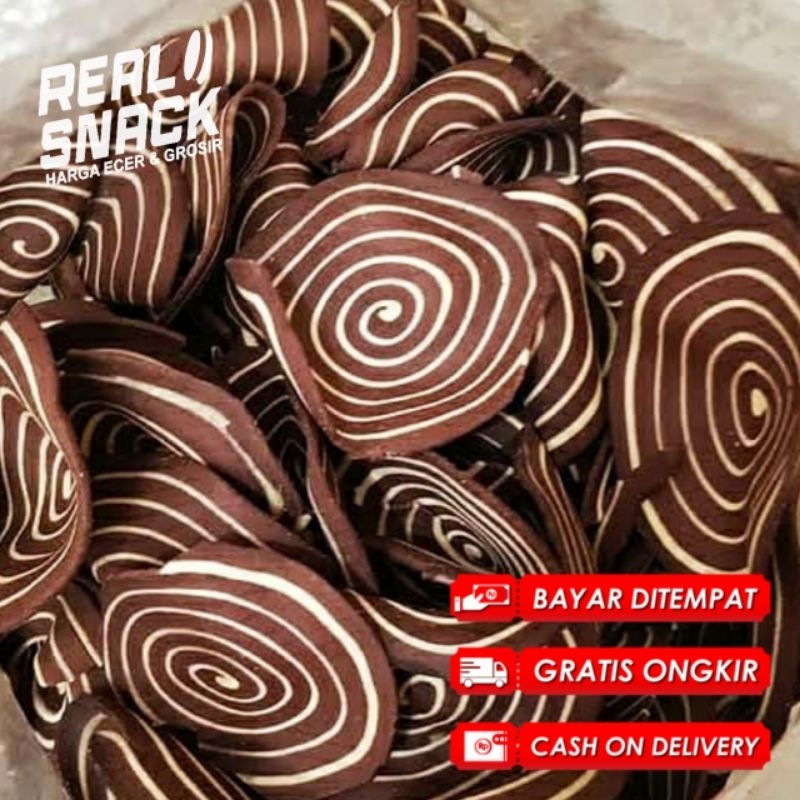 

Kue Kuping Gajah Premium 1kg Enak Gurih /Kuping Gajah Manis Coklat