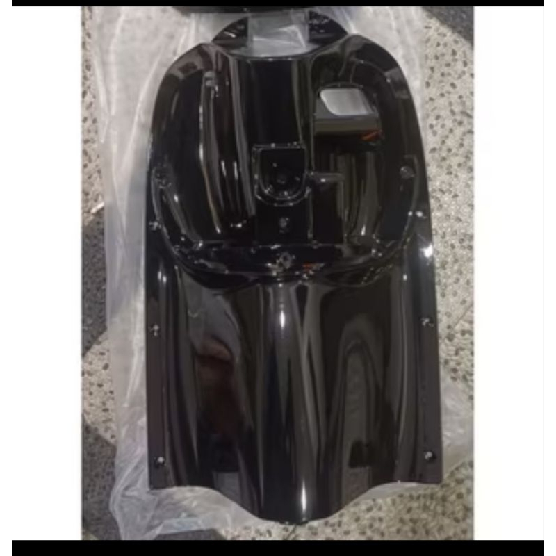 legshield tengah honda scoopy fi 2013 - 2016 hitam
