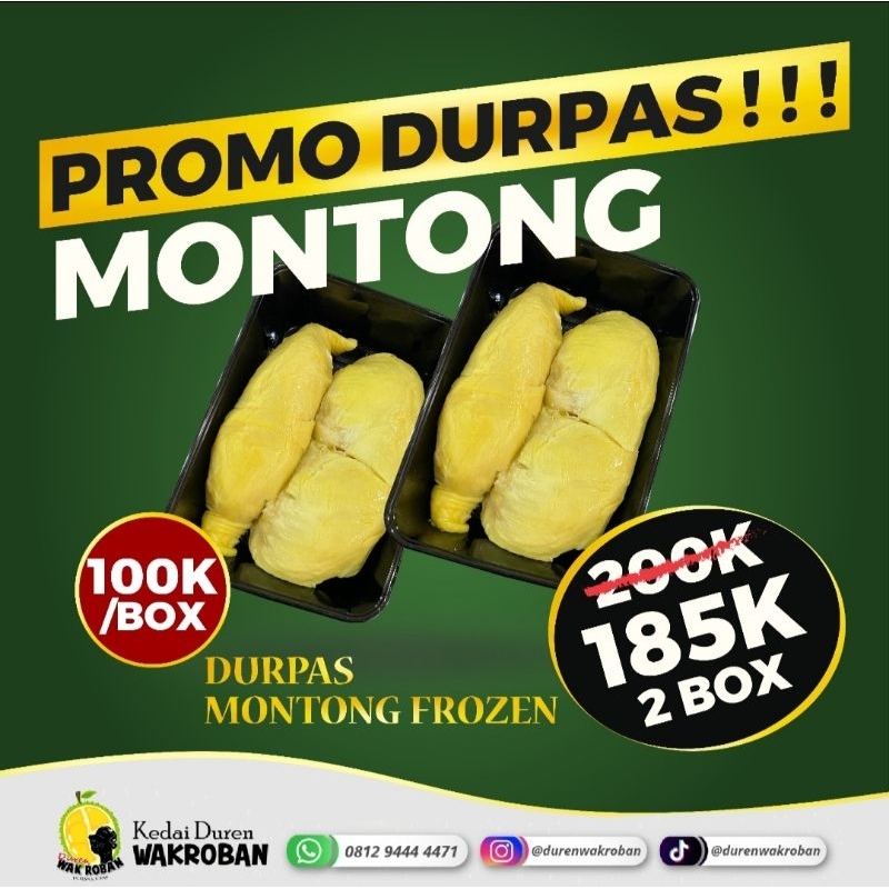 

PROMO PAKET HEMAT DURPAS MONTONG