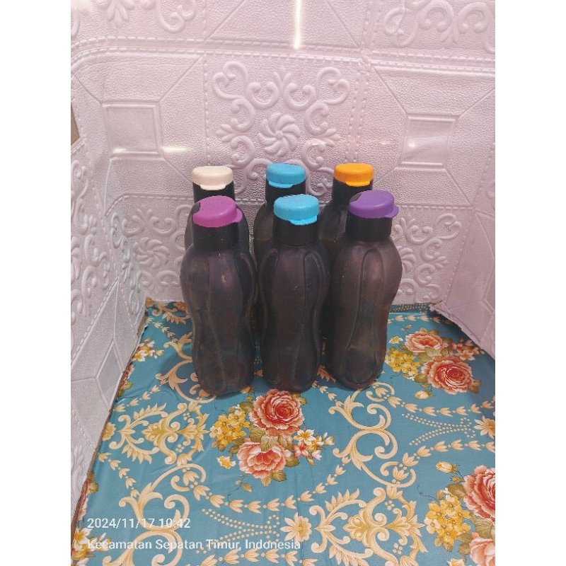 BOTOL ECO MAN 750ML TUPPERWARE SECOND 1pc/ Botol minum laki