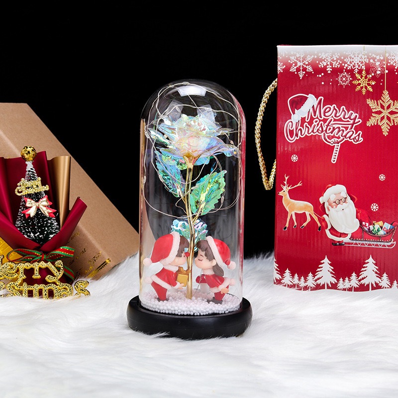 

Termurah Lampu LED Natal Dekorasi Beauty And The Beast Rose Hampers Natal Pajangan Kado Hadiah