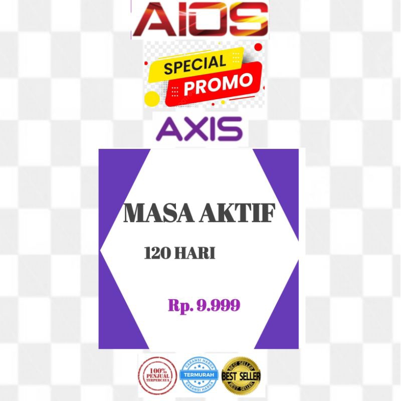 masa aktif /perpanjangan kartu Axis 120 hari termurah