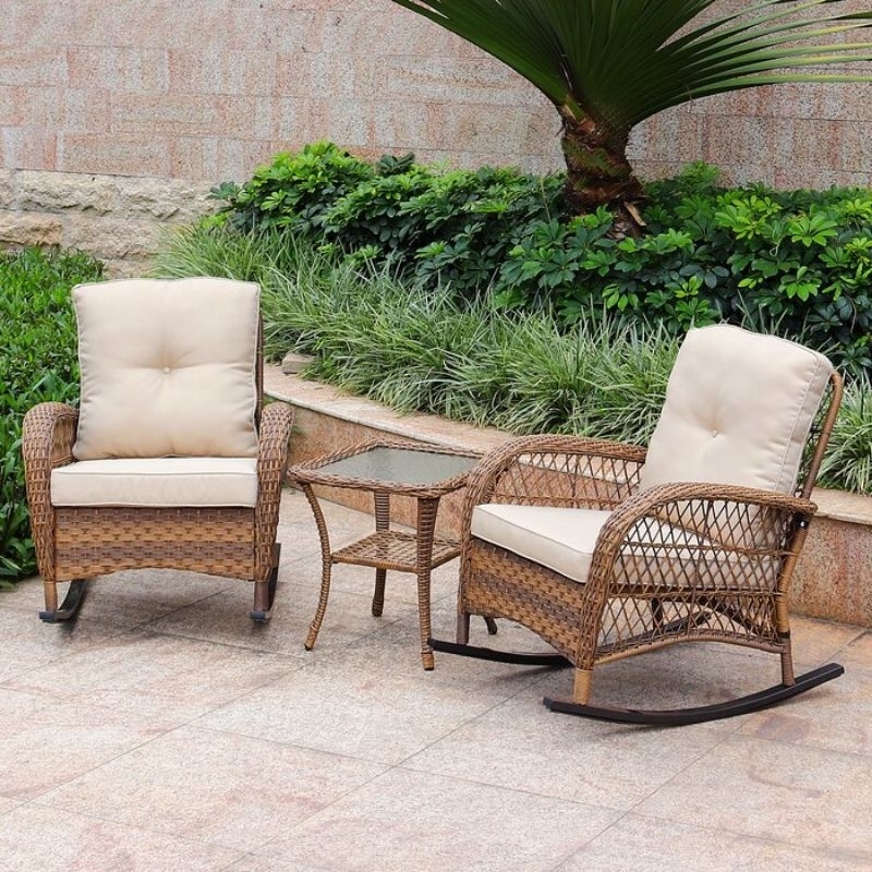 Kursi Rotan Sintetis Kursi Santai Minimalis Kursi Teras Kursi Outdoor
