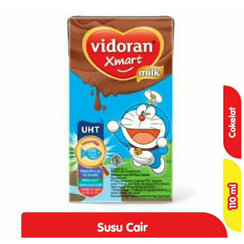 

vidoran Xmart Kids Susu UHT Cokelat 110 ML