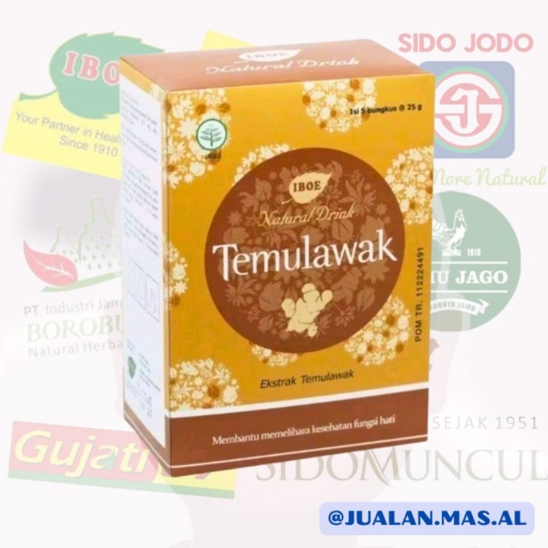 

IBOE - NATURAL DRINK TEMULAWAK ISI 5 SACHET