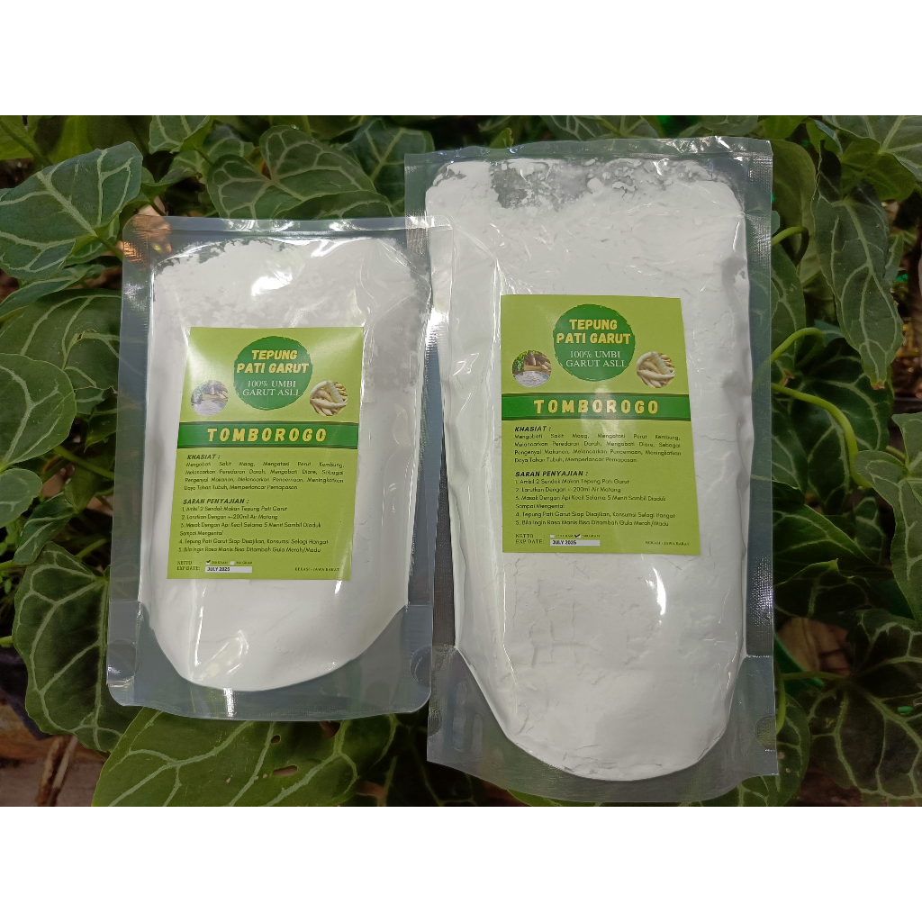 

Tepung Pati Garut / Tepung Garut / Tepung Irut / Tepung Angkrik Ukuran 500 gram dan 250 gram
