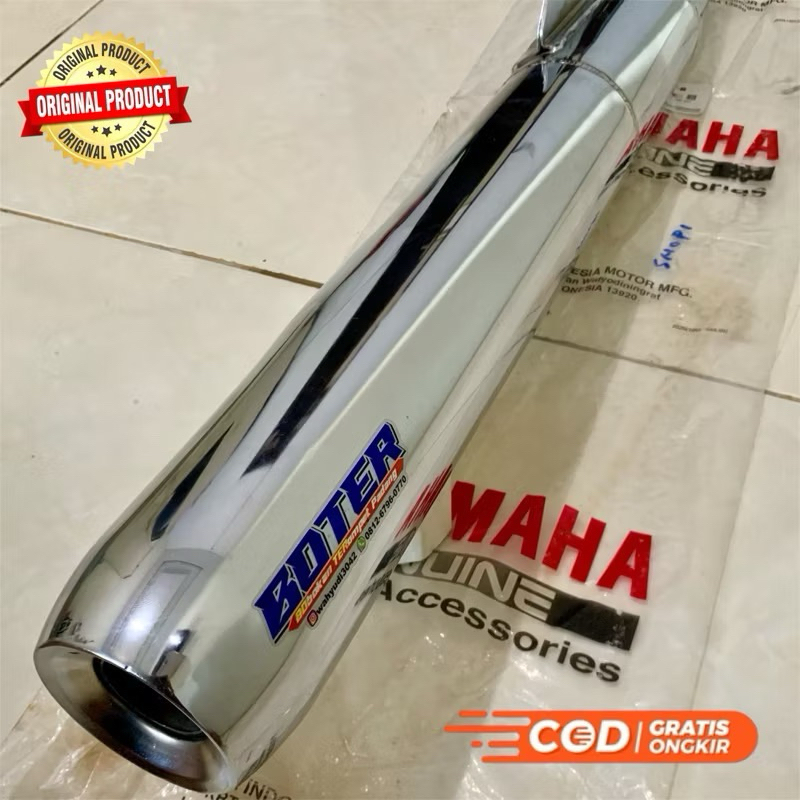 KNALPOT BOTER RX KING BOBOKAN TEROMPET PADANG ASLI ORIGINAL/ RX KING /Knalpot