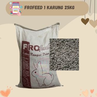 Fro Feed 1 ZAK 25 KG Makanan Kelinci / Pelet Kelinci FROFEED 1 KARUNG (25kg) ESKPEDISI