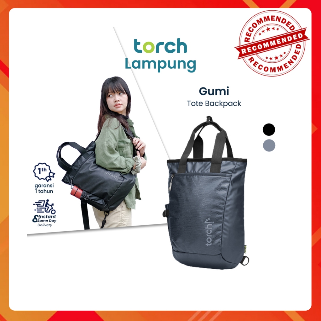 TORCH Gumi Tote Bag Backpack Tote Bag Tas Jinjing Ransel