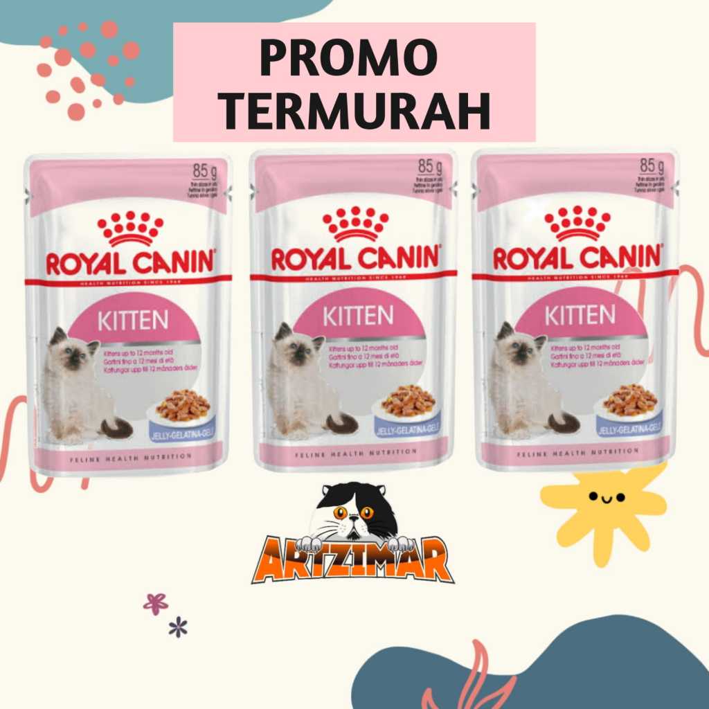 Royal Canin Kitten Pouch Jelly 85gr Makanan Basah Royal Canin