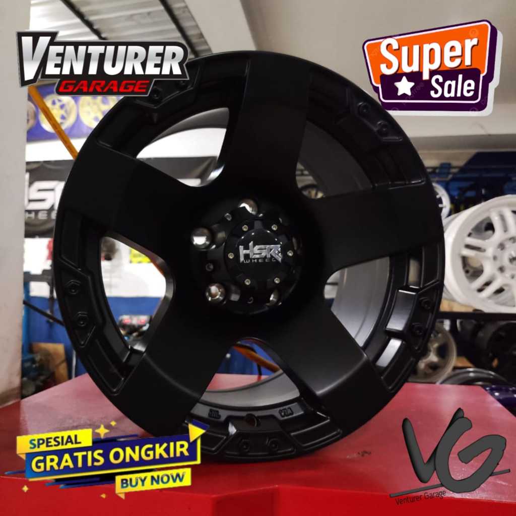 Velg offroad ring 15 velg hsr whell rasta R15 mobil terios taruna x pander carry surabaya