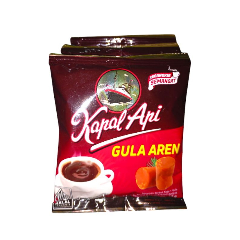 

kopi Kapal api gula aren 1 renteng 10 sachet