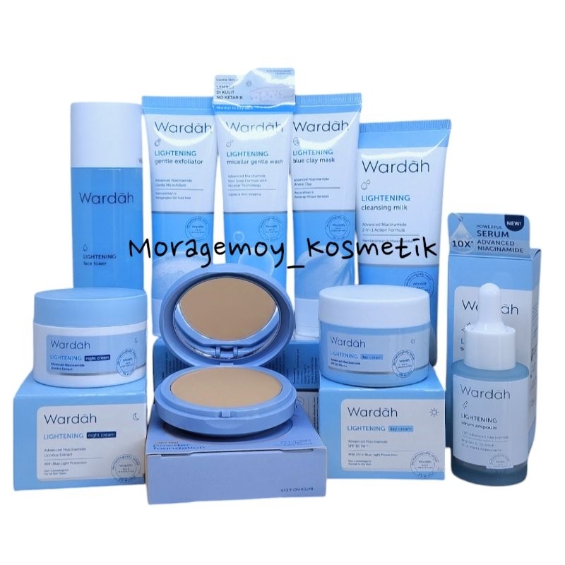 Paket Wardah Lightening Series Lengkap/Wardah Original/Paket Skincare Remaja