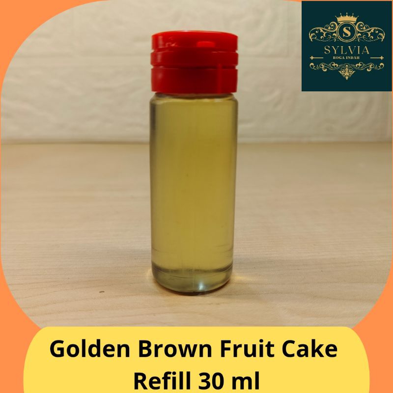 

Golden Brown Fruit Cake Bakar Refill 15 ml , 30 ml.